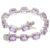 Sterling Silver Semi Mount Tennis Bracelet Setting Oval OV 10x8mm 7" - Syzjewelry